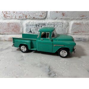 Superior Sunnyside 1955 Chevy 3100 Stepside Teal Green Diecast 1:24
